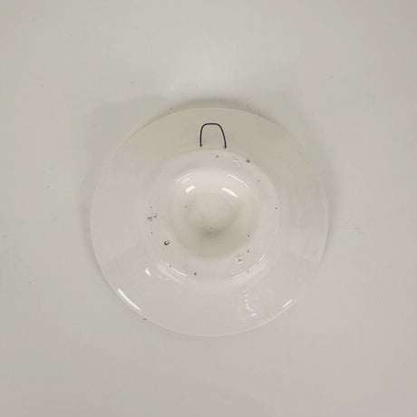 White Dish Featuring Vintage White Horse Artwork | Jessica Walker