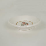 White Dish Featuring Vintage Artwork & Hook for Hanging - Baby Cow | Jessica Walker