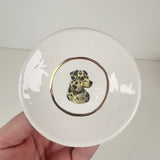 White Dish Featuring Vintage Artwork & Hook for Hanging - Dalmatian | Jessica Walker