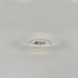 White Dish Featuring Vintage Artwork & Hook for Hanging - Puppy Trio | Jessica Walker