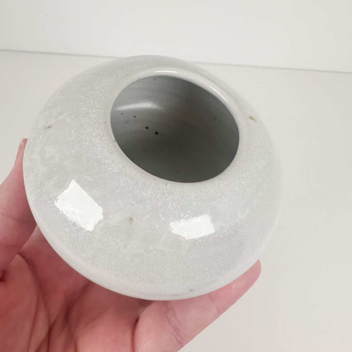 Icy White and Gray Bud Vase | Amy Sanders de Melo