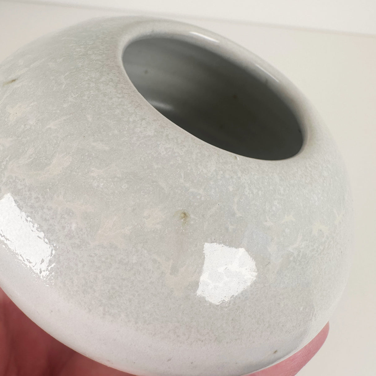 Icy White and Gray Bud Vase | Amy Sanders de Melo