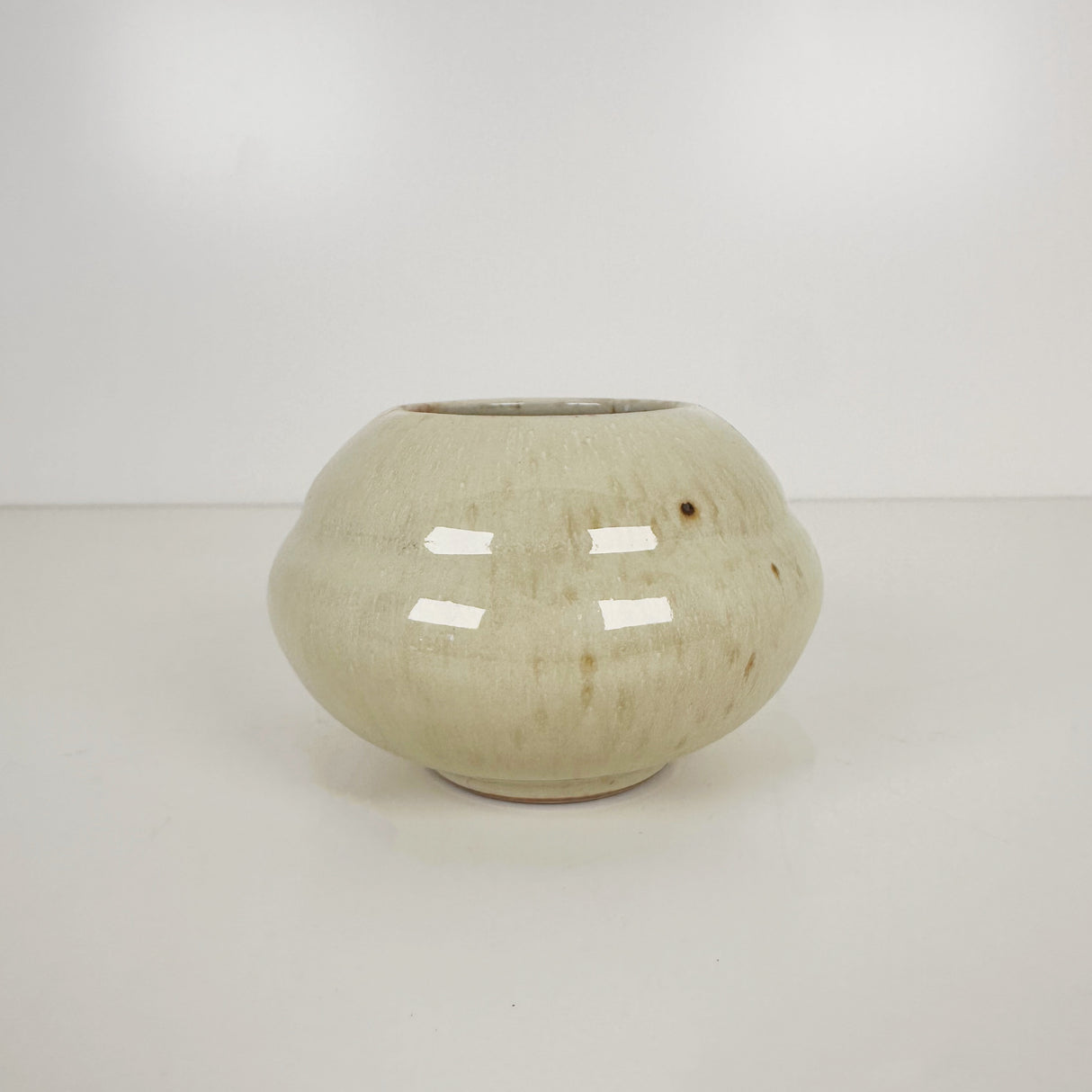 Creamy Yellow & White Bud Vase | Amy Sanders de Melo