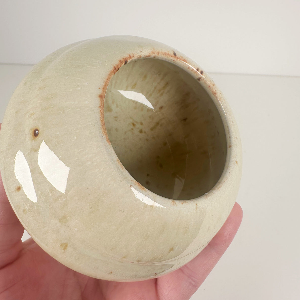 Creamy Yellow & White Bud Vase | Amy Sanders de Melo