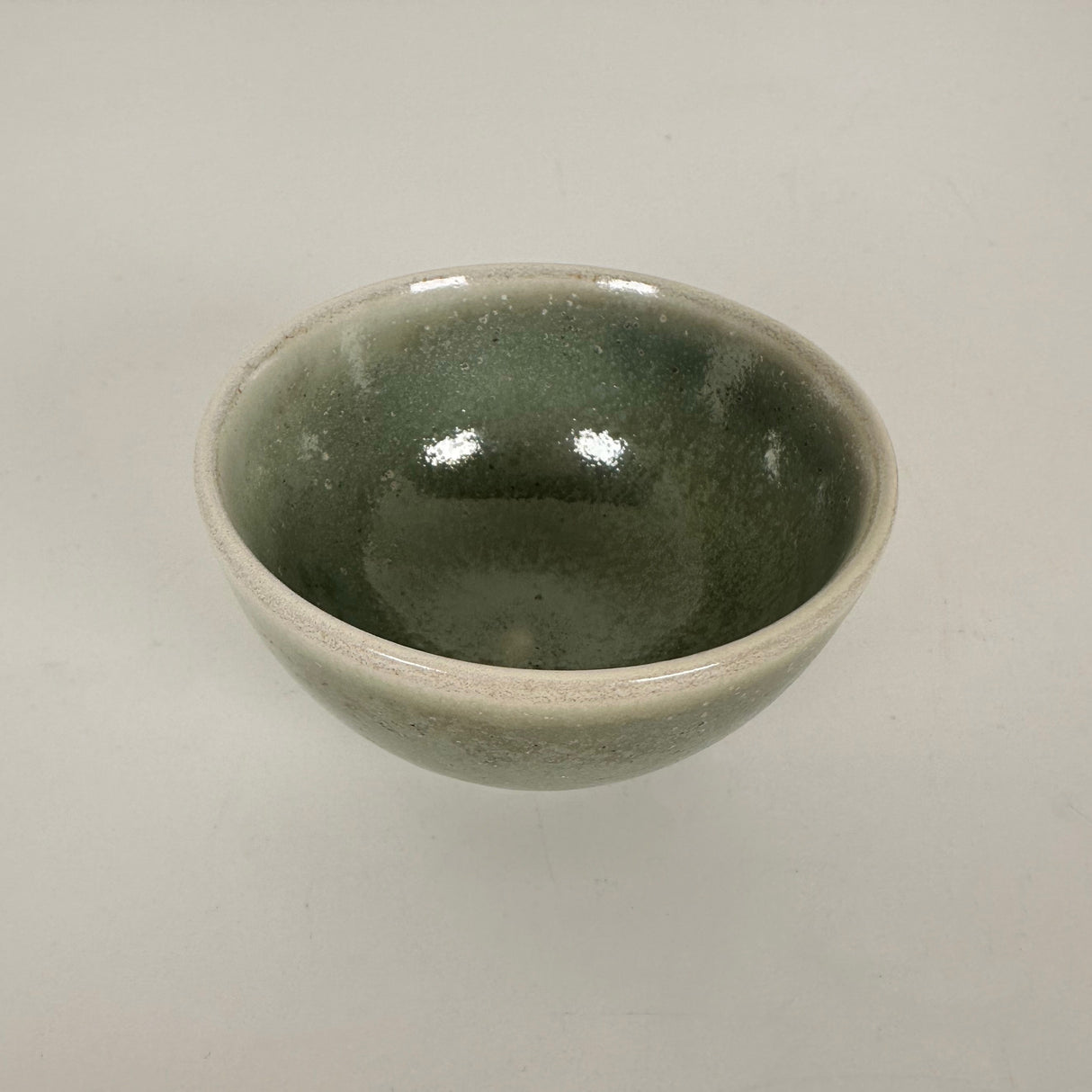Small Natural Green Bowl | Amy Sanders de Melo