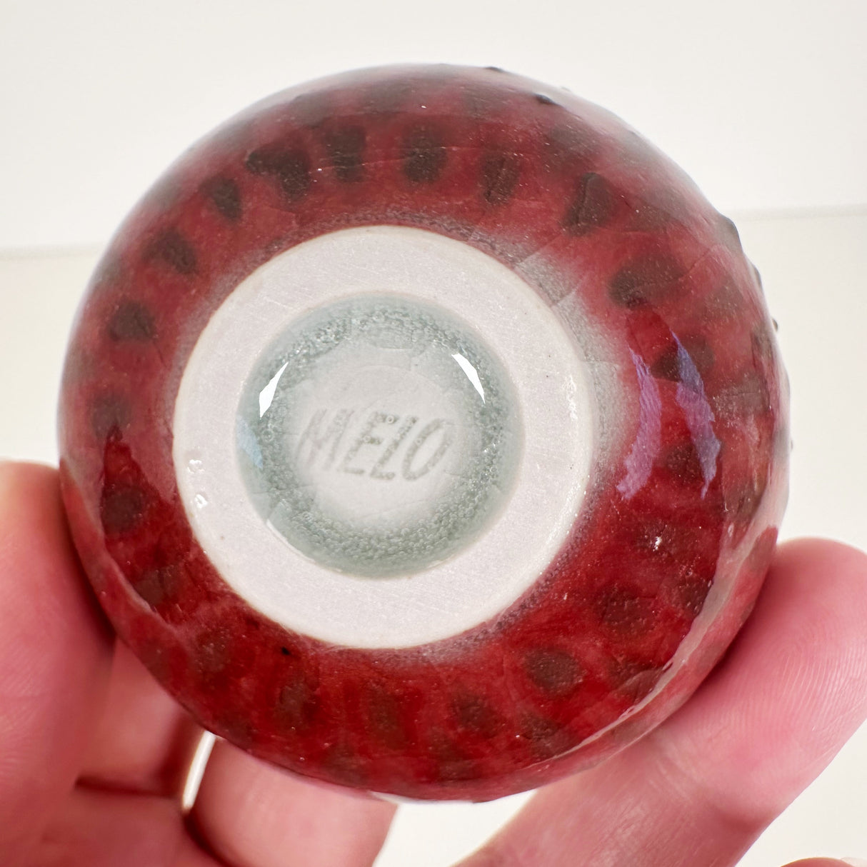Deep Red Spotted Bowl | Amy Sanders de Melo