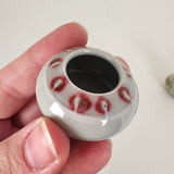 Dotted & Textured Miniature Stoneware Vases | Amy Sanders de Melo