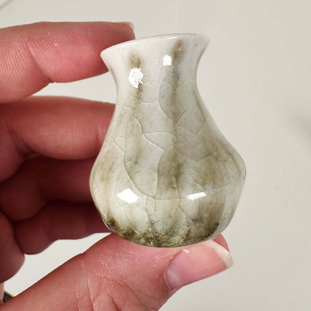 Dotted & Textured Miniature Stoneware Vases | Amy Sanders de Melo