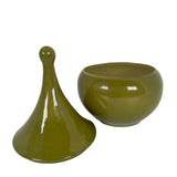 Teardrop Jars in Martini Green