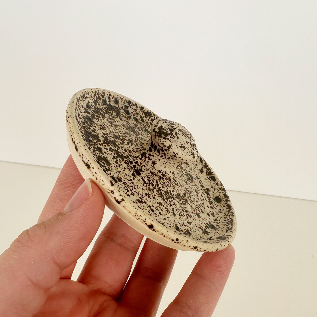 Speckled Egg Incense Holder | Pottery by Mike