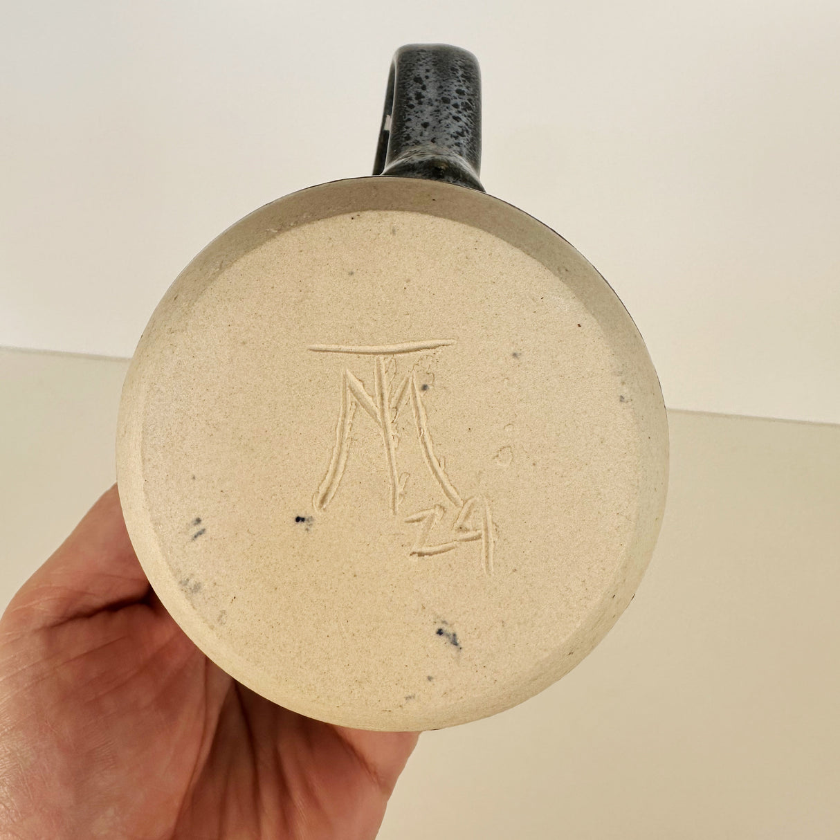 Stoney Blue Gray Mug | Pottery by Mike