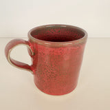 Red and Lime Speckled Mug | Pottery by Mike