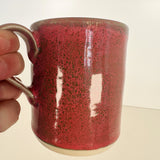 Red and Lime Speckled Mug | Pottery by Mike