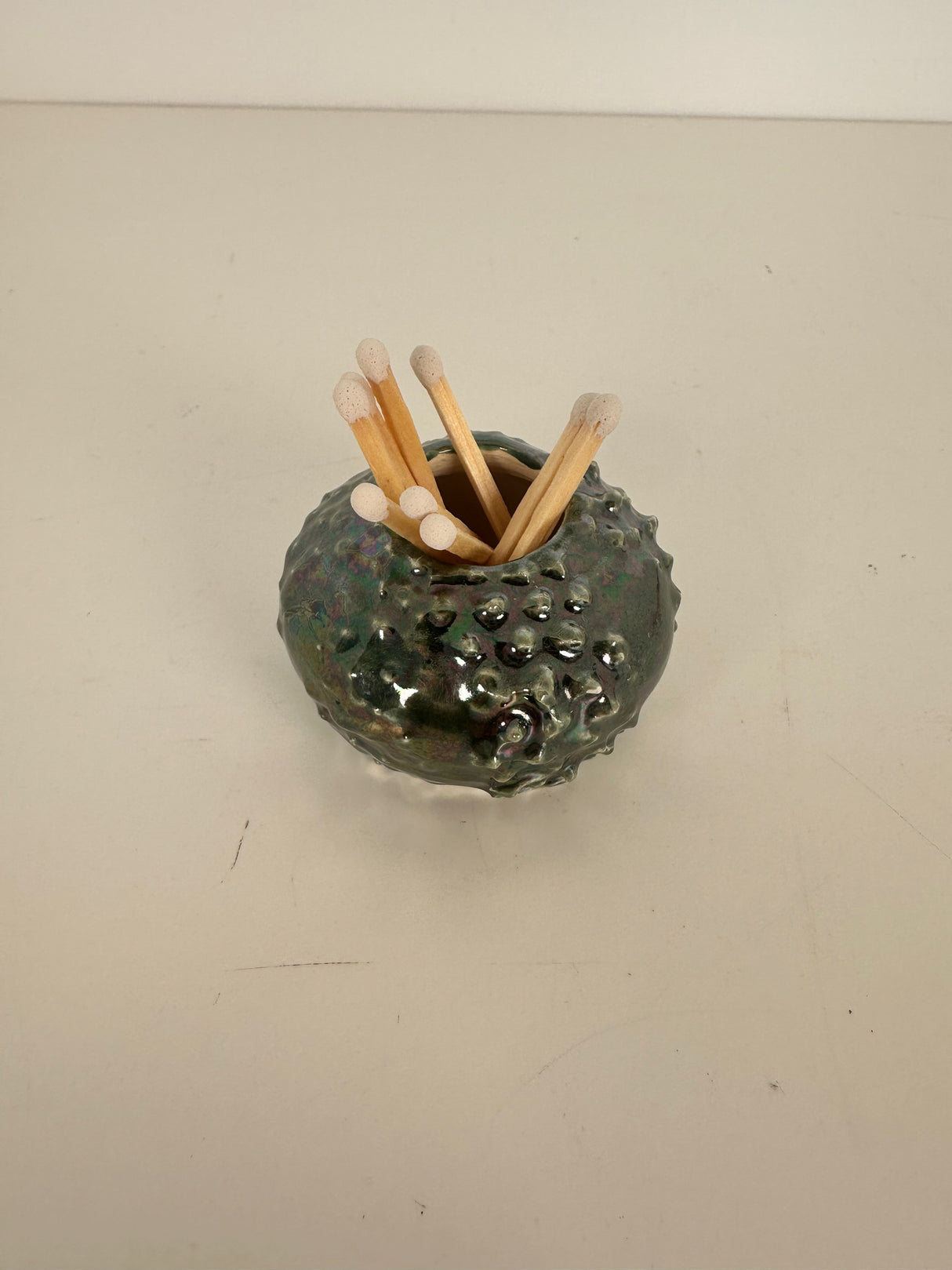 Oil Spot Match Holder and Striker | Madeleine Schmidt