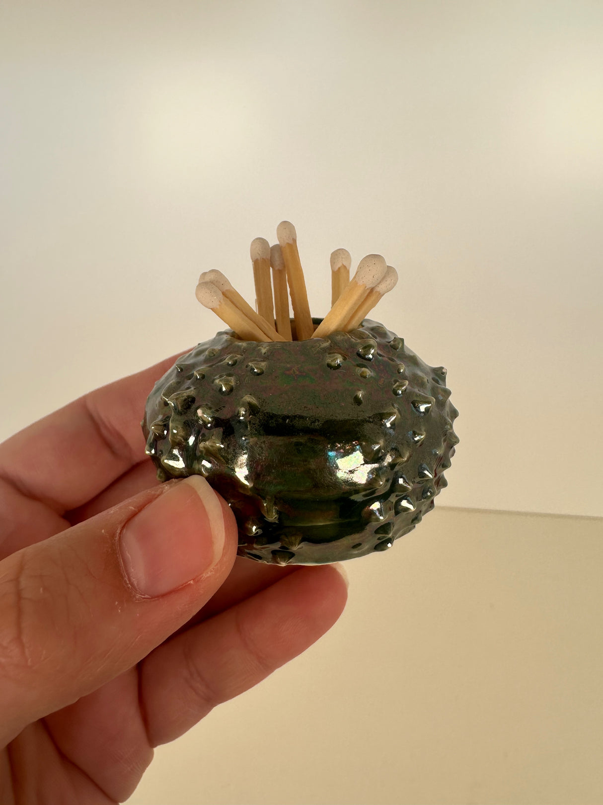 Oil Spot Match Holder and Striker | Madeleine Schmidt