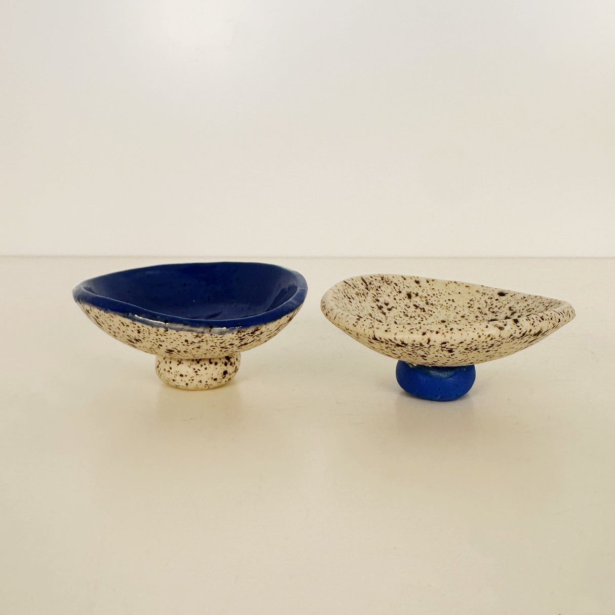 Small Blue with Speckles Dishes | Madeleine Schmidt