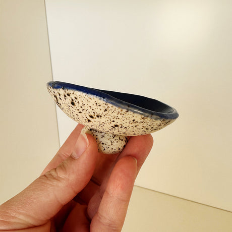 Small Blue with Speckles Dishes | Madeleine Schmidt