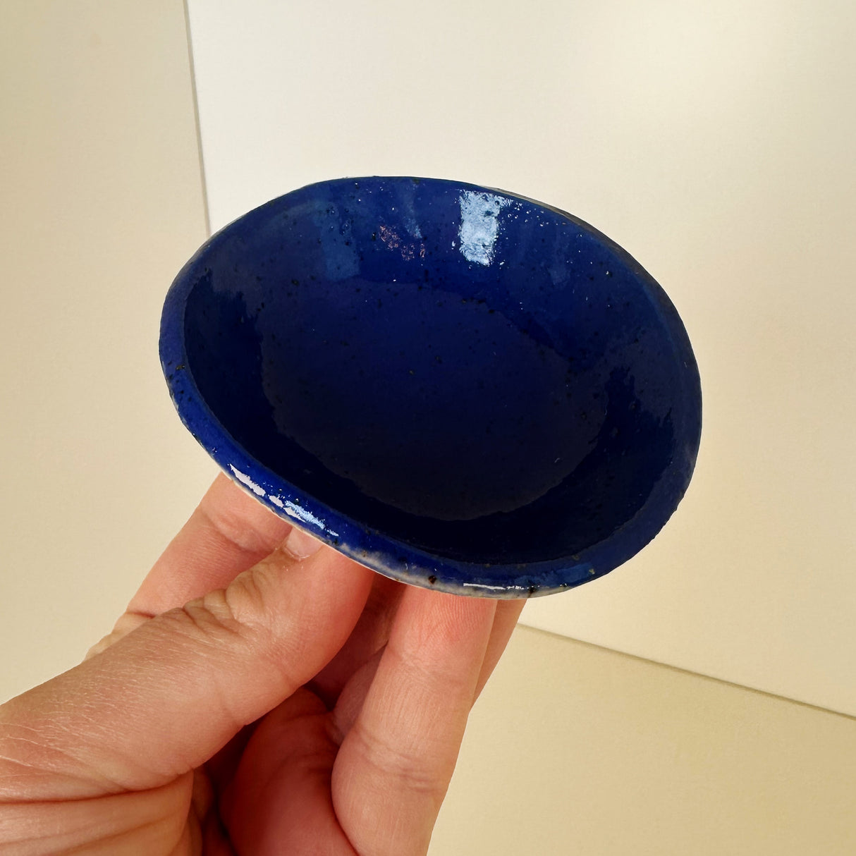 Small Blue with Speckles Dishes | Madeleine Schmidt