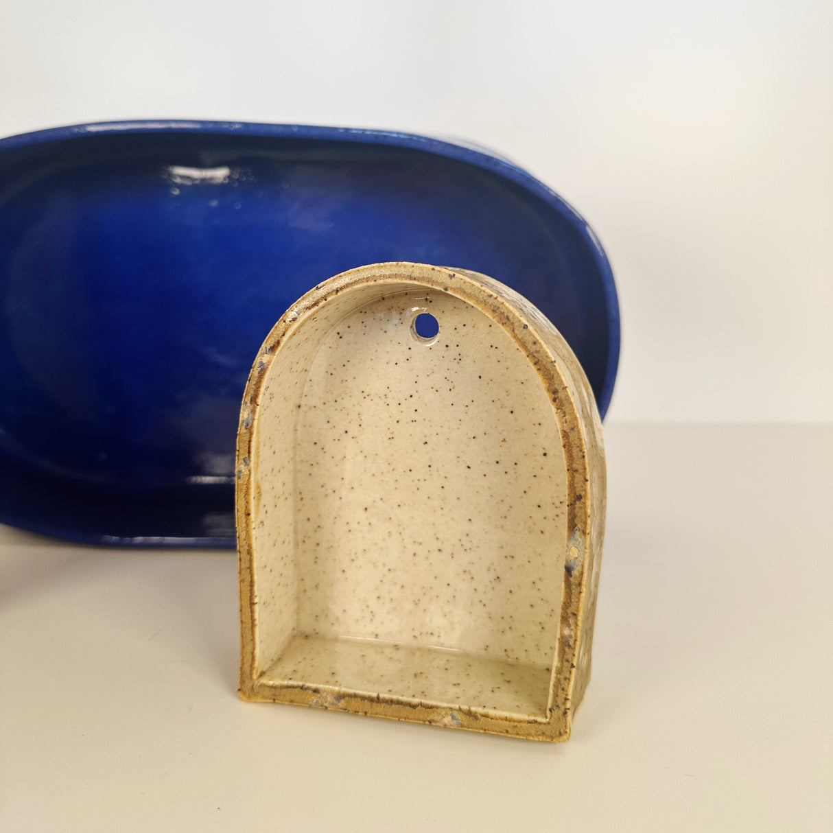 Blue and Speckled Wall Altars | Madeleine Schmidt