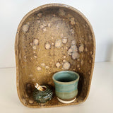 Blue and Speckled Wall Altars | Madeleine Schmidt