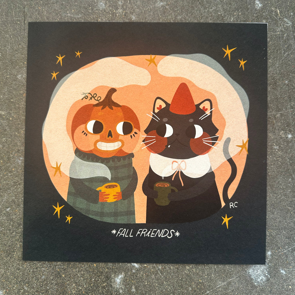 Fall Friends Print | Rachele Cromer