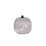 Crazy Daisy Pumpkin Jars in Light Lavender