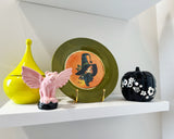 Crazy Daisy Pumpkin Jars in Black