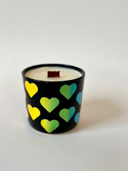 Hand Painted Tumbler with Fruit Loops Candle | Made from Muck