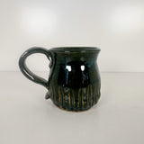 Mossy Green Carved Mug | Bunnyfoot Pottery
