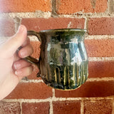 Mossy Green Carved Mug | Bunnyfoot Pottery