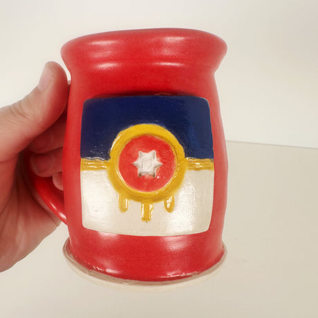 Tulsa Flag Mug | Bunnyfoot Pottery