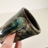 Tall Carved Swirl Protest Flower Mug | Bunnyfoot Pottery