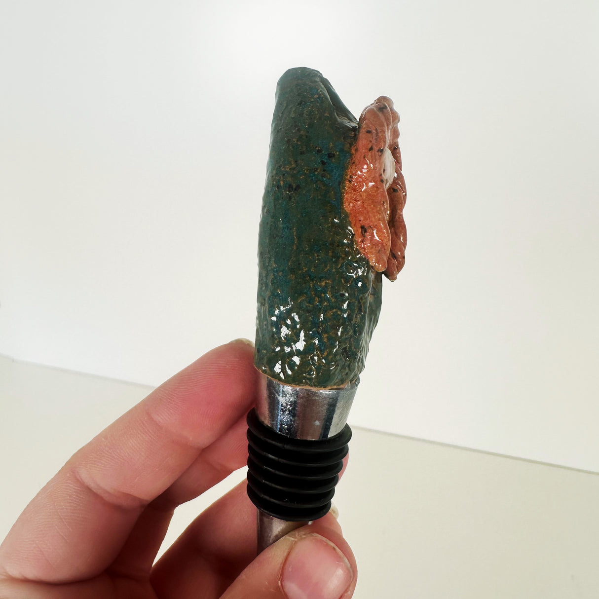 Ceramic Gnome Wine Stopper | Bunnyfoot Pottery