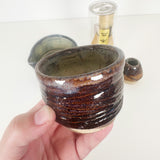 Deep Purple Protest Matcha Set with Matcha Whisk | Bunnyfoot Pottery