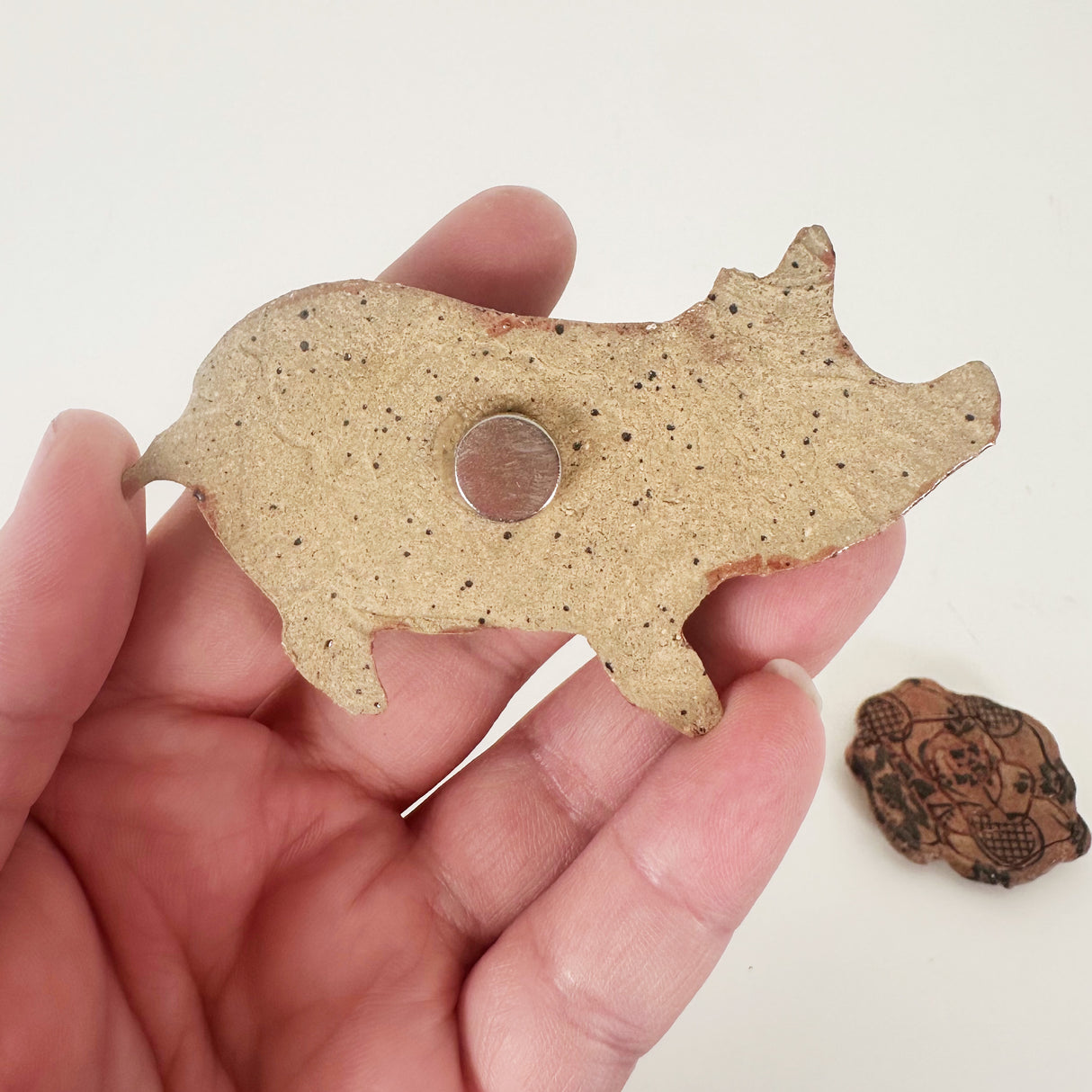 Lacey Ceramic Magnets | Bunnyfoot Pottery