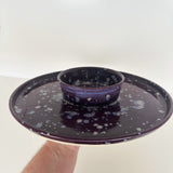 Large Purple Speckled Chip N' Dip | Pottery by Mike