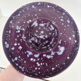 Large Purple Speckled Chip N' Dip | Pottery by Mike
