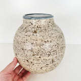 Large Speckled Egg Vase | Pottery by Mike