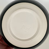 Large Black and White Inverse Striped Bowl | Pottery by Mike