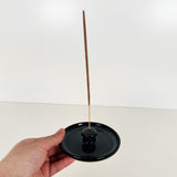 Dark Navy incense Holder | Pottery by Mike