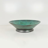 Swirling Teal & Lilly Pad Green Bowl | Once & Future Things