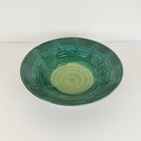 Swirling Teal & Lilly Pad Green Bowl | Once & Future Things