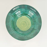 Swirling Teal & Lilly Pad Green Bowl | Once & Future Things