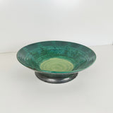 Swirling Teal & Lilly Pad Green Bowl | Once & Future Things