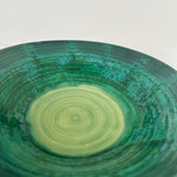 Swirling Teal & Lilly Pad Green Bowl | Once & Future Things
