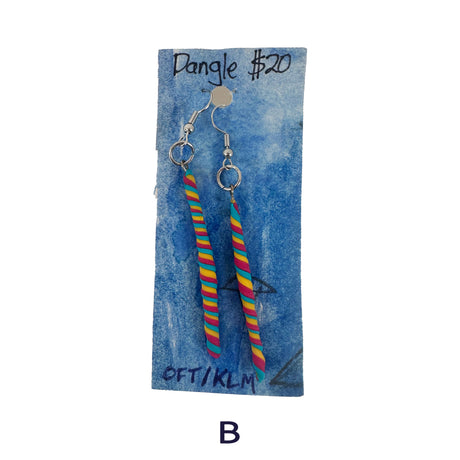 Rainbow Earrings in Polymer Clay- Dangles, Studs, & More Styles Available