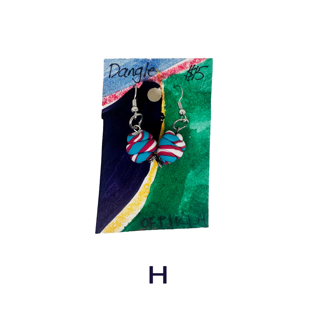 Rainbow Earrings in Polymer Clay- Dangles, Studs, & More Styles Available