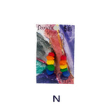 Rainbow Earrings in Polymer Clay- Dangles, Studs, & More Styles Available