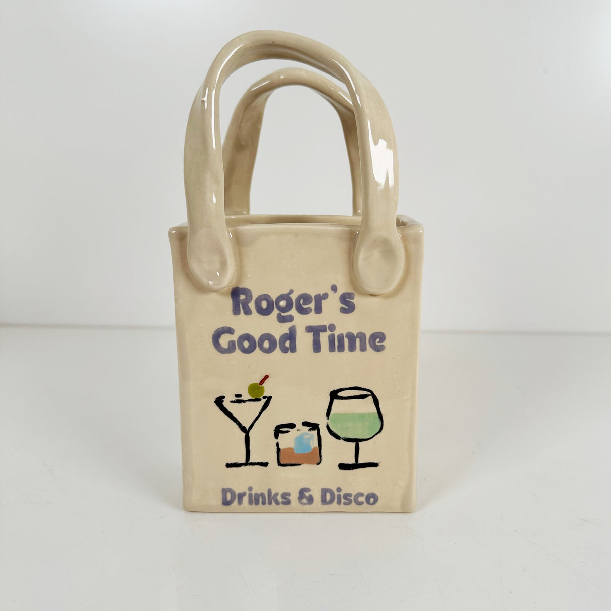 Drinks & Disco Tote Vase | Jessica Walker