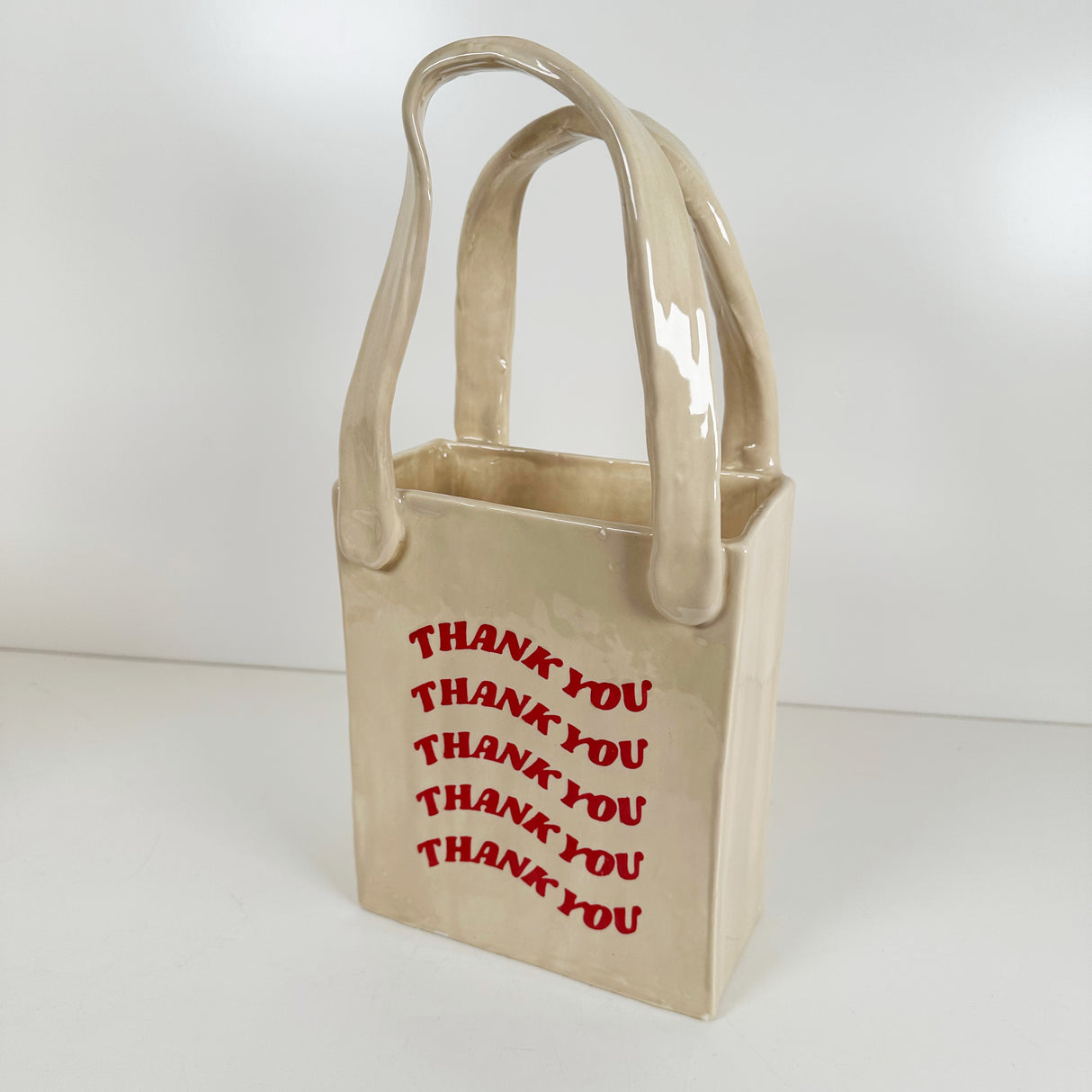 Thank You Tote Bag Vase | Jessica Walker